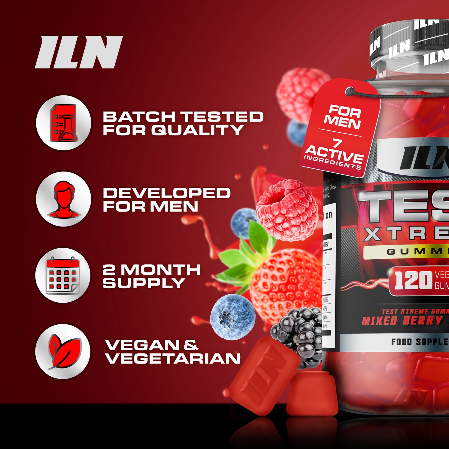 Test Xtreme Gummies (120 Gummies)