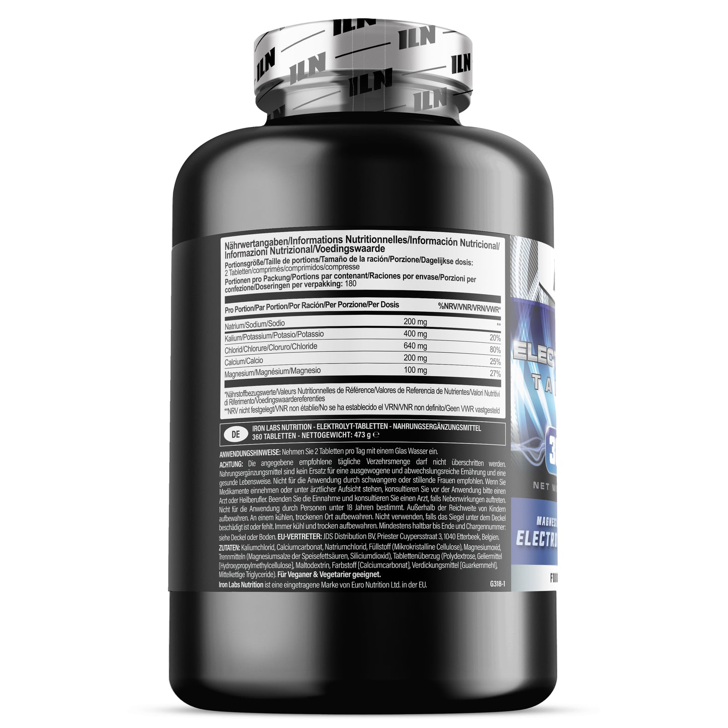 Electrolyte Hydration Tablets – 360 Count - Zero Sugar