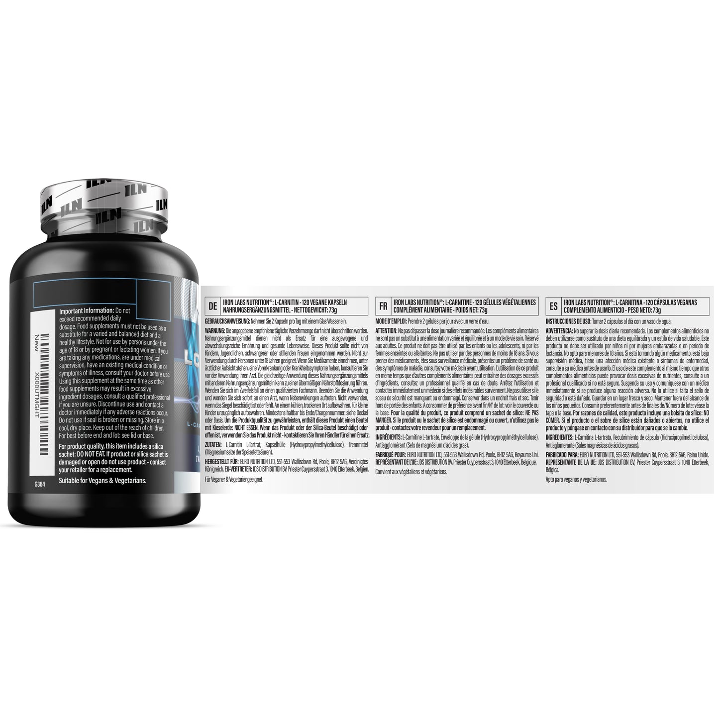 L Carnitine - 120 Capsules