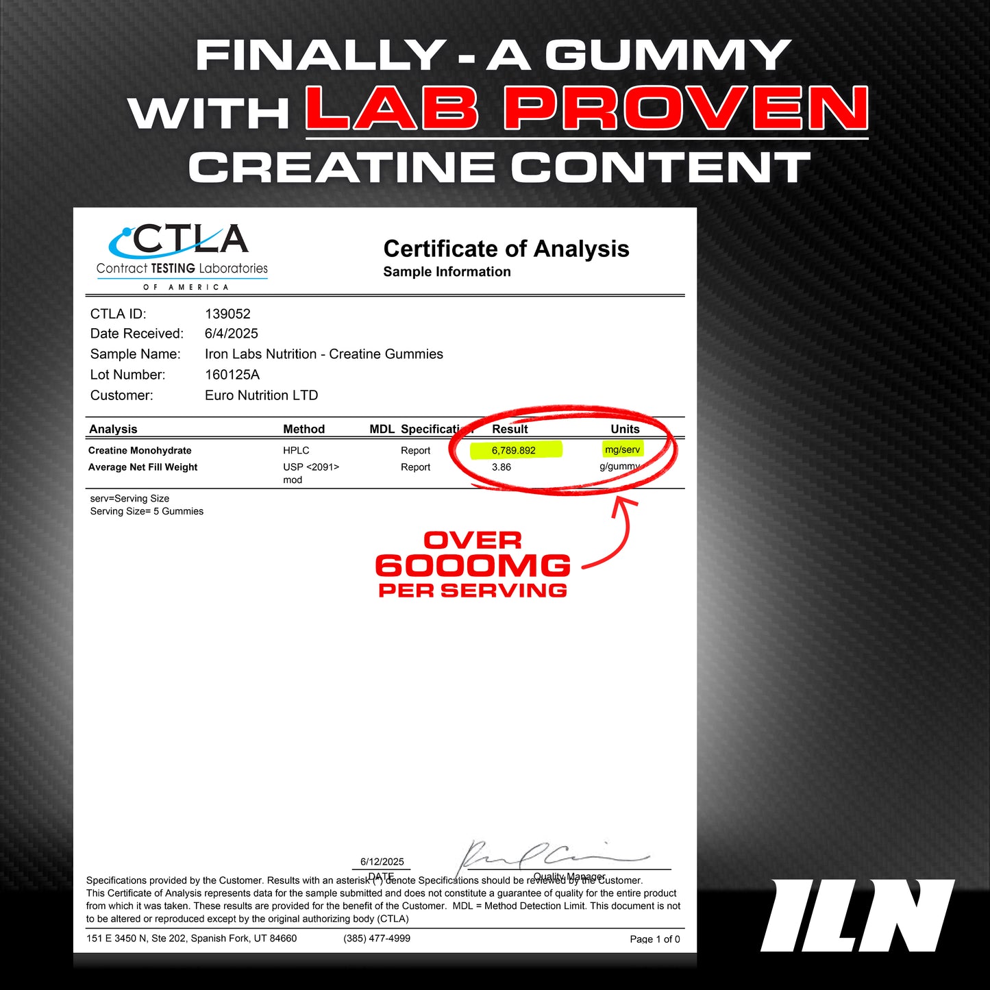Creatine Gummies High Strength (2 Pack)
