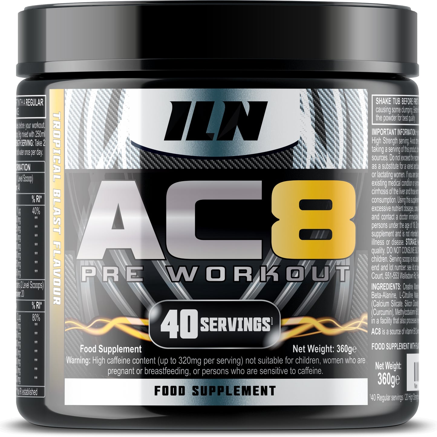 AC8 Pre Workout - Tropical Blast