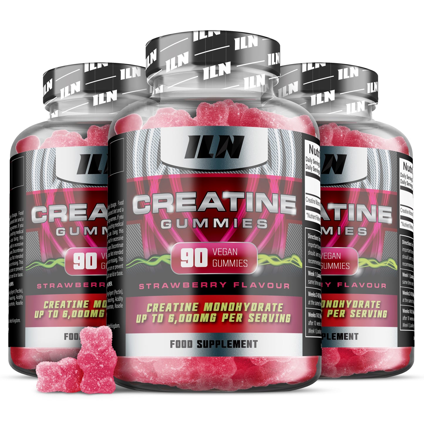 Creatine Gummies High Strength (3 Pack)