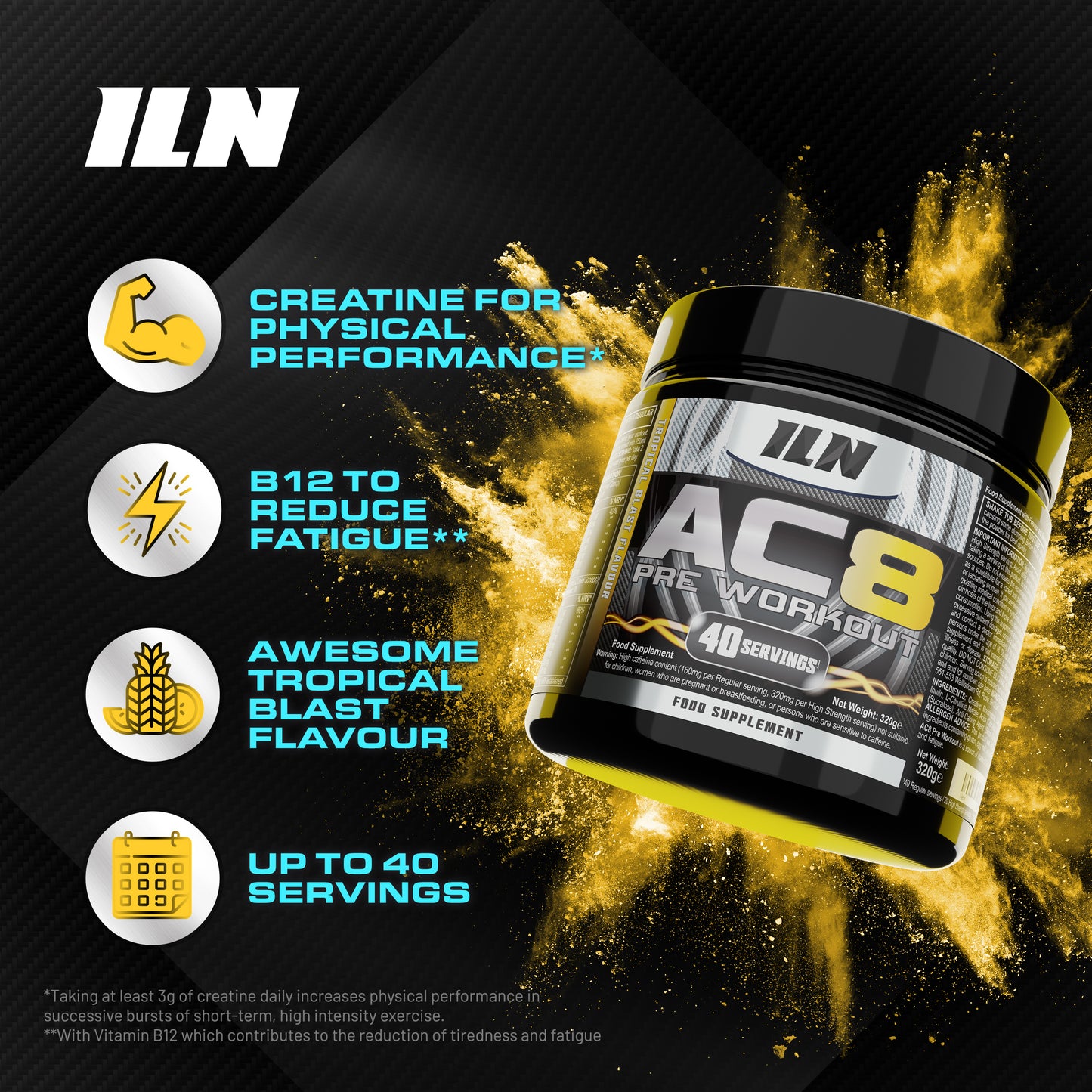 AC8 Pre Workout - Tropical Blast