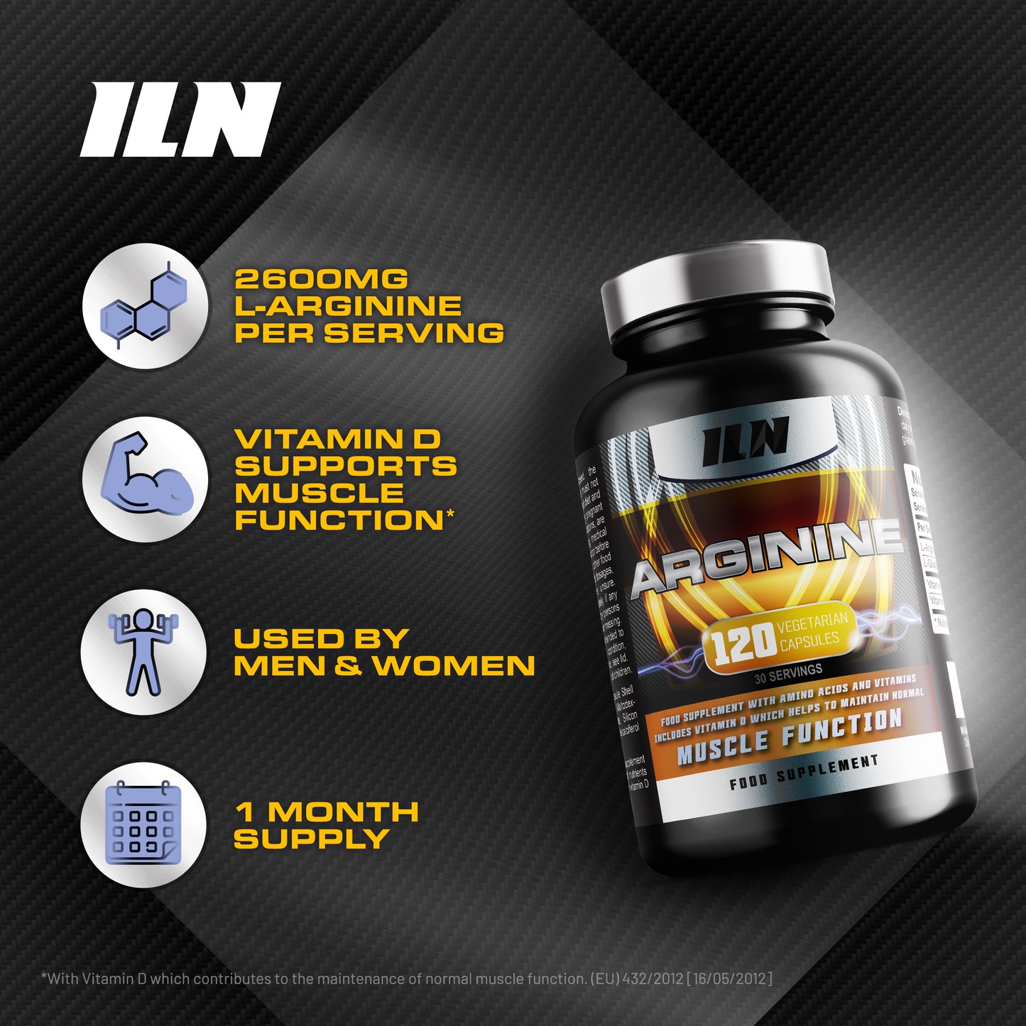 L Arginine (120 Capsules)
