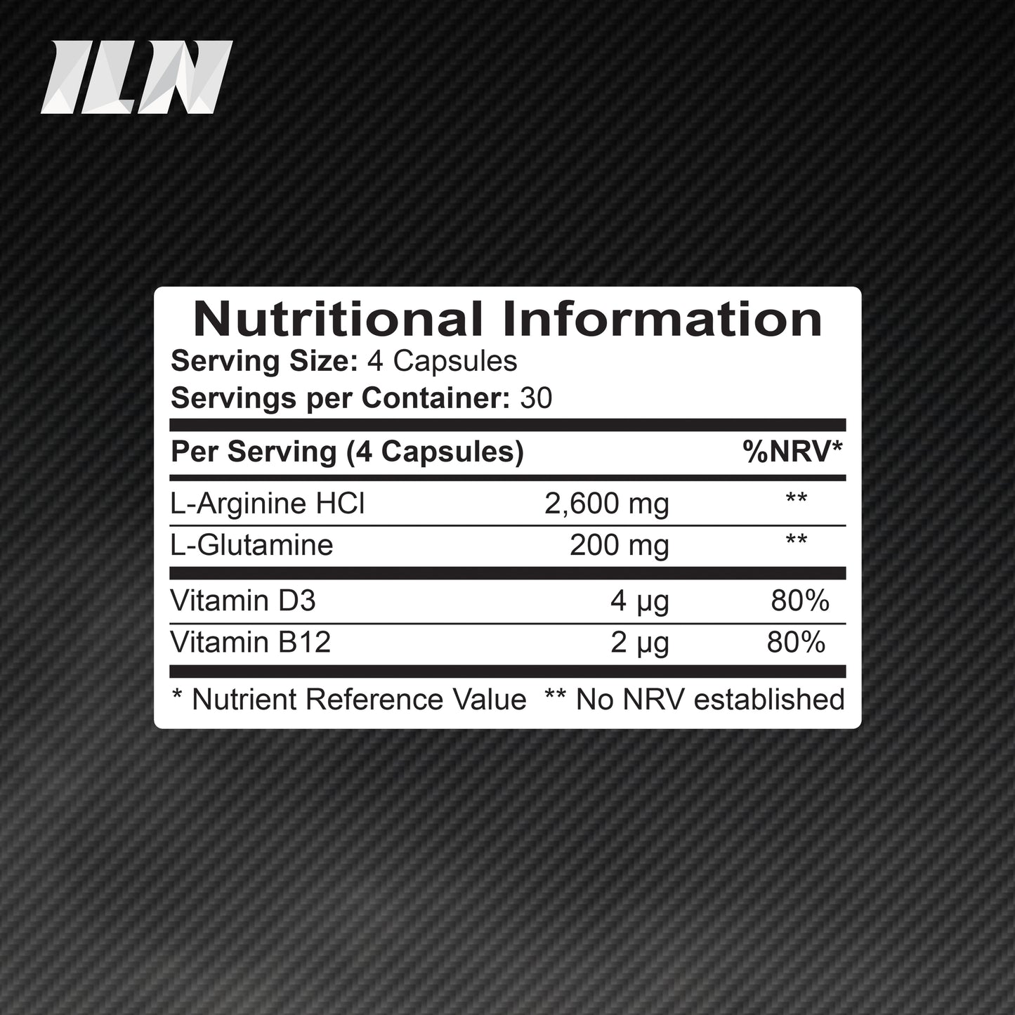 L Arginine (120 Capsules)