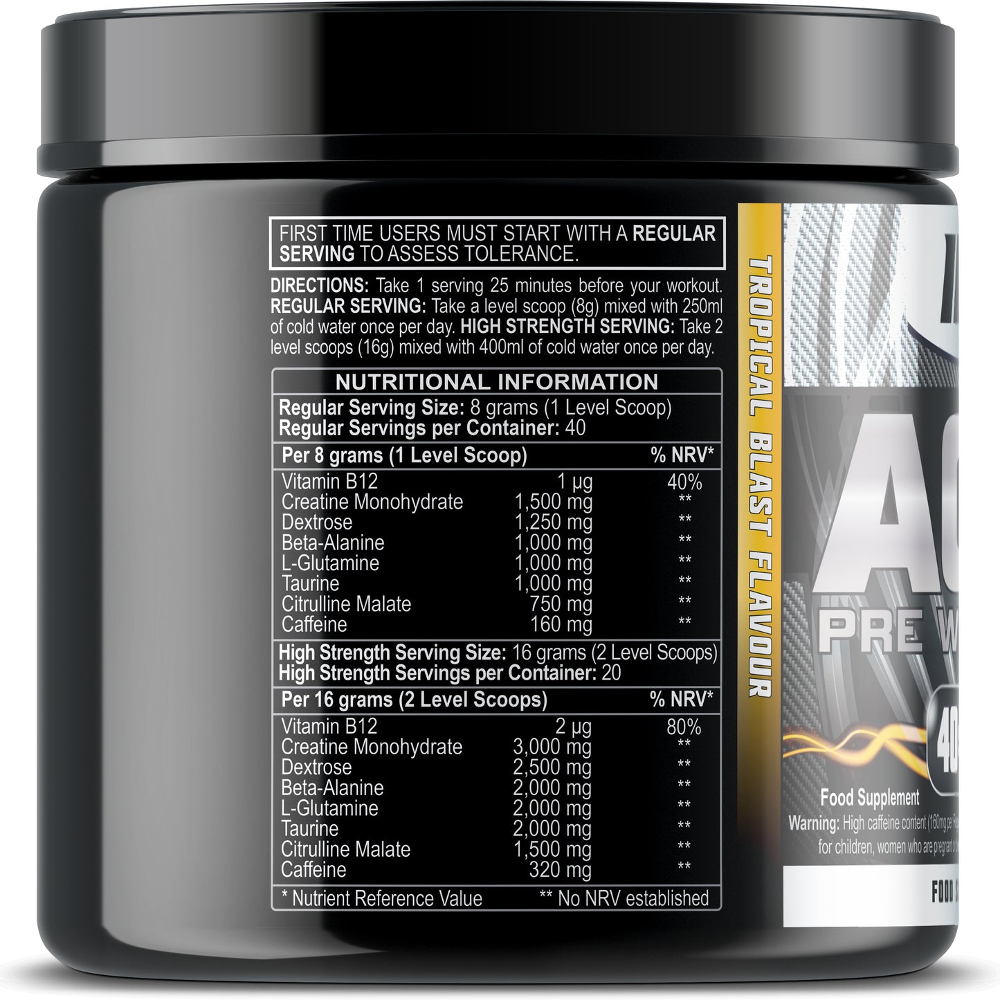 AC8 Pre Workout - Tropical Blast
