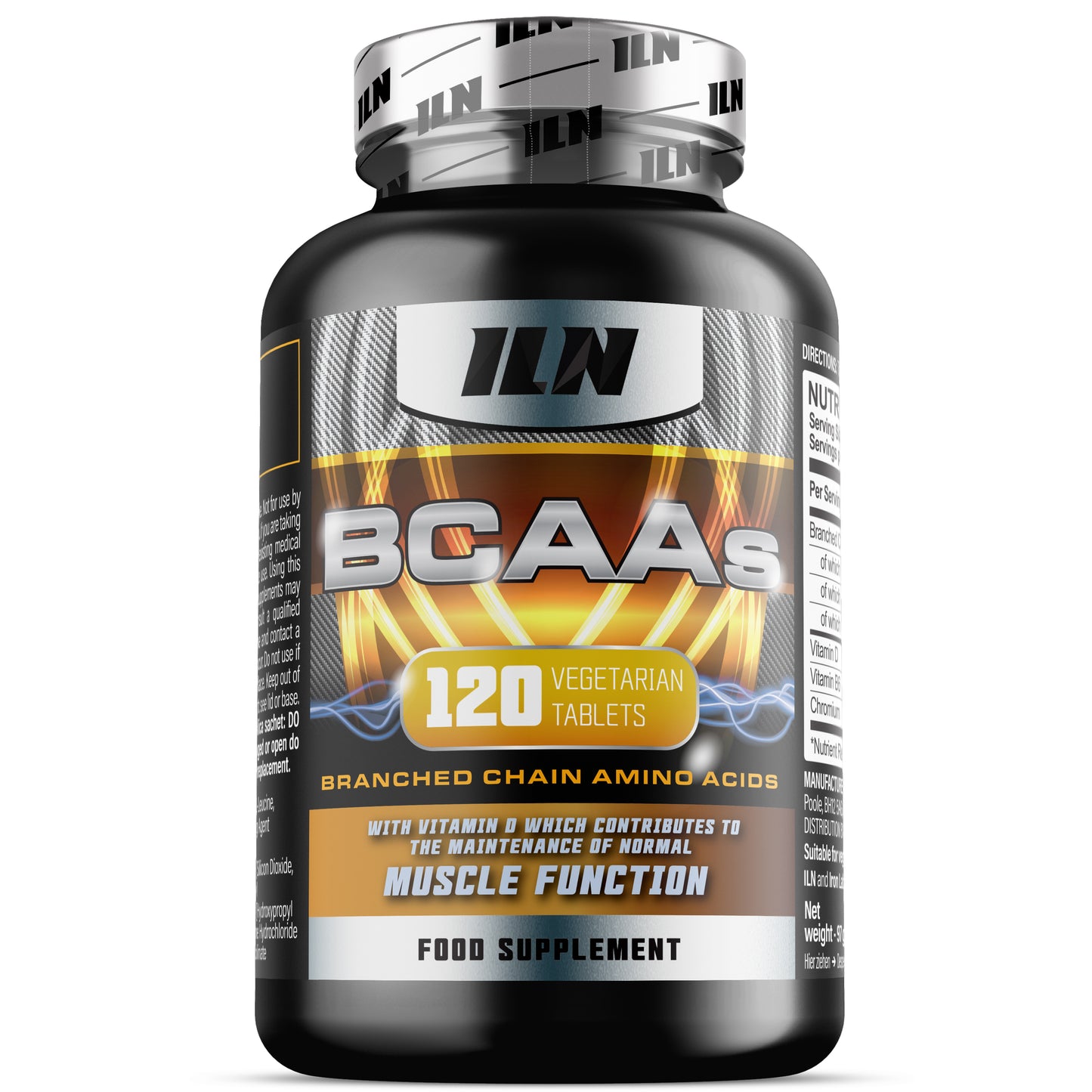 BCAA Amino Acid Supplement  - 120 Tablets