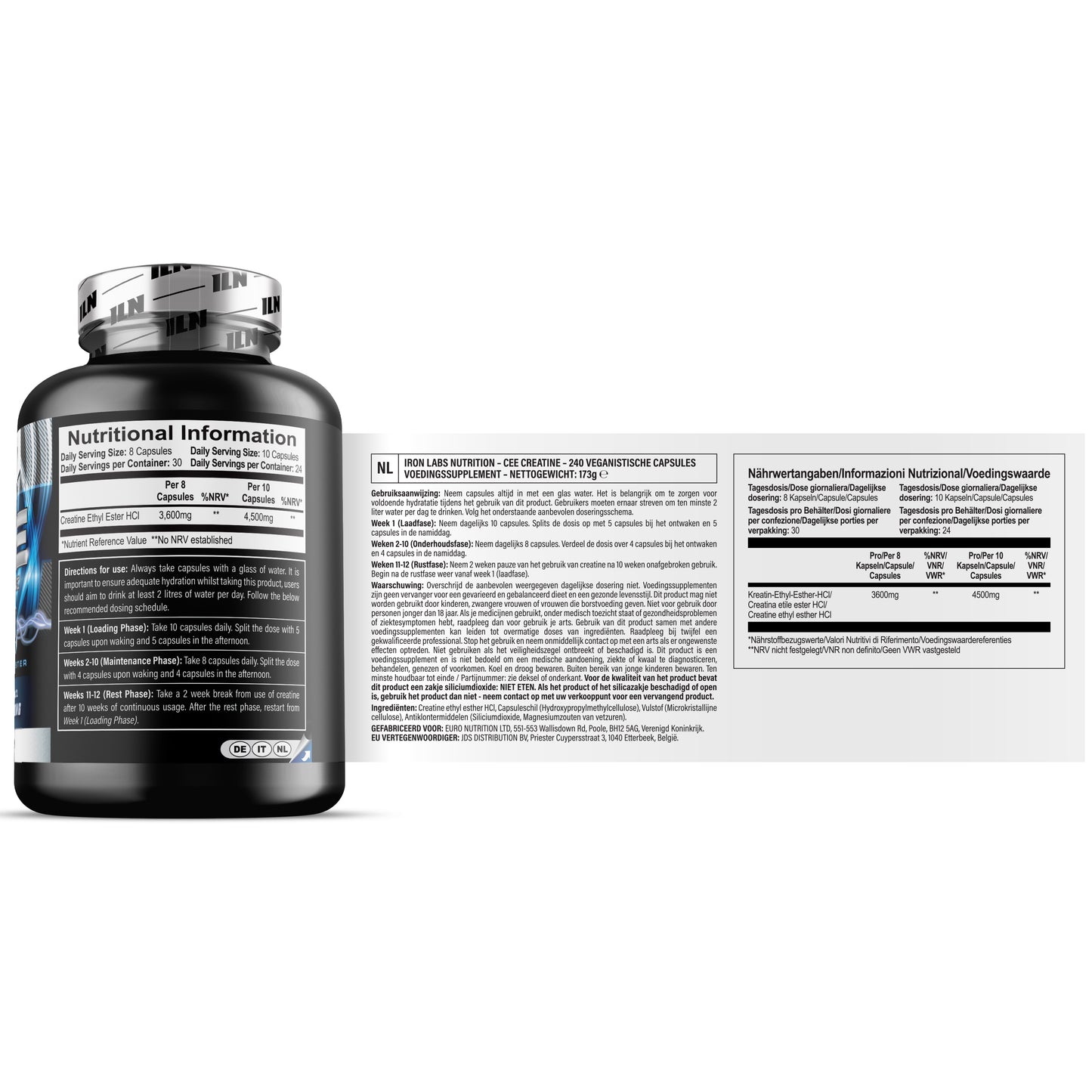 Creatine Ethyl Ester - 240 Capsules