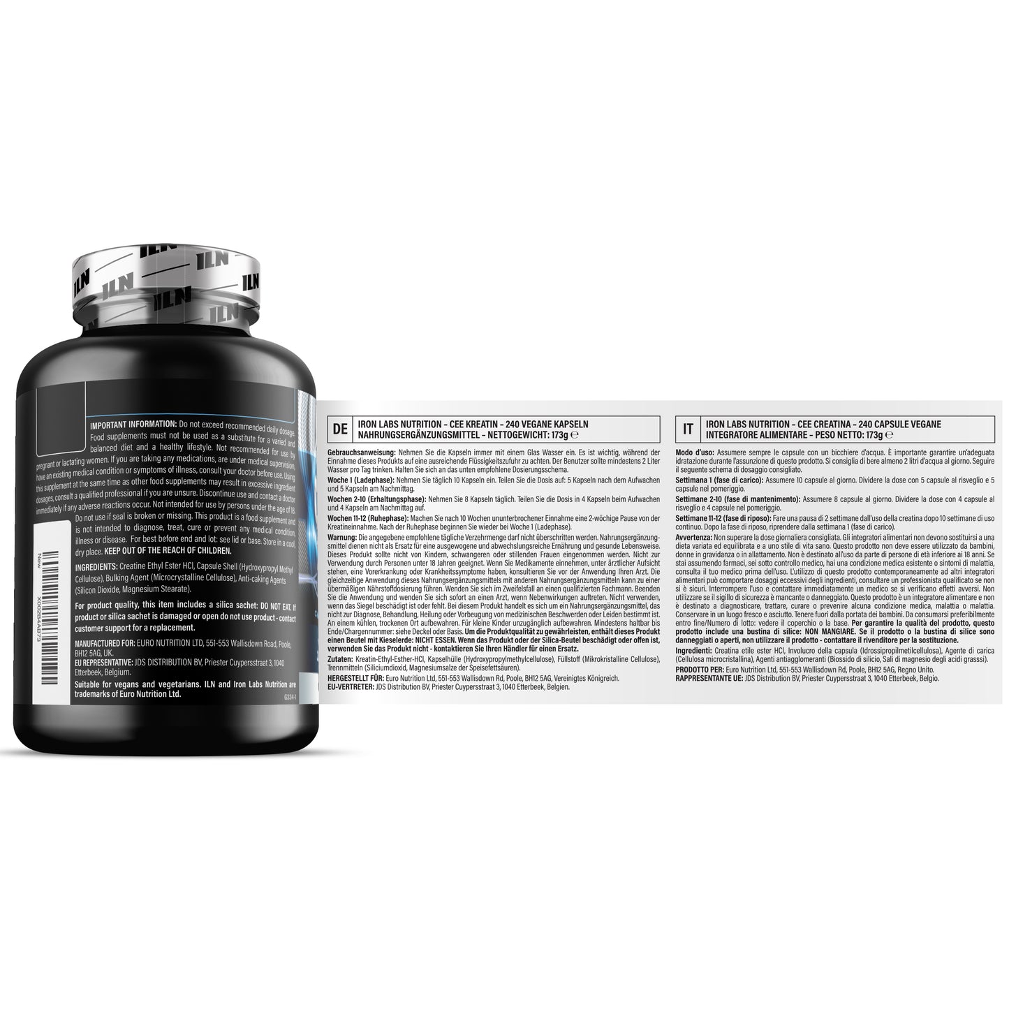Creatine Ethyl Ester - 240 Capsules