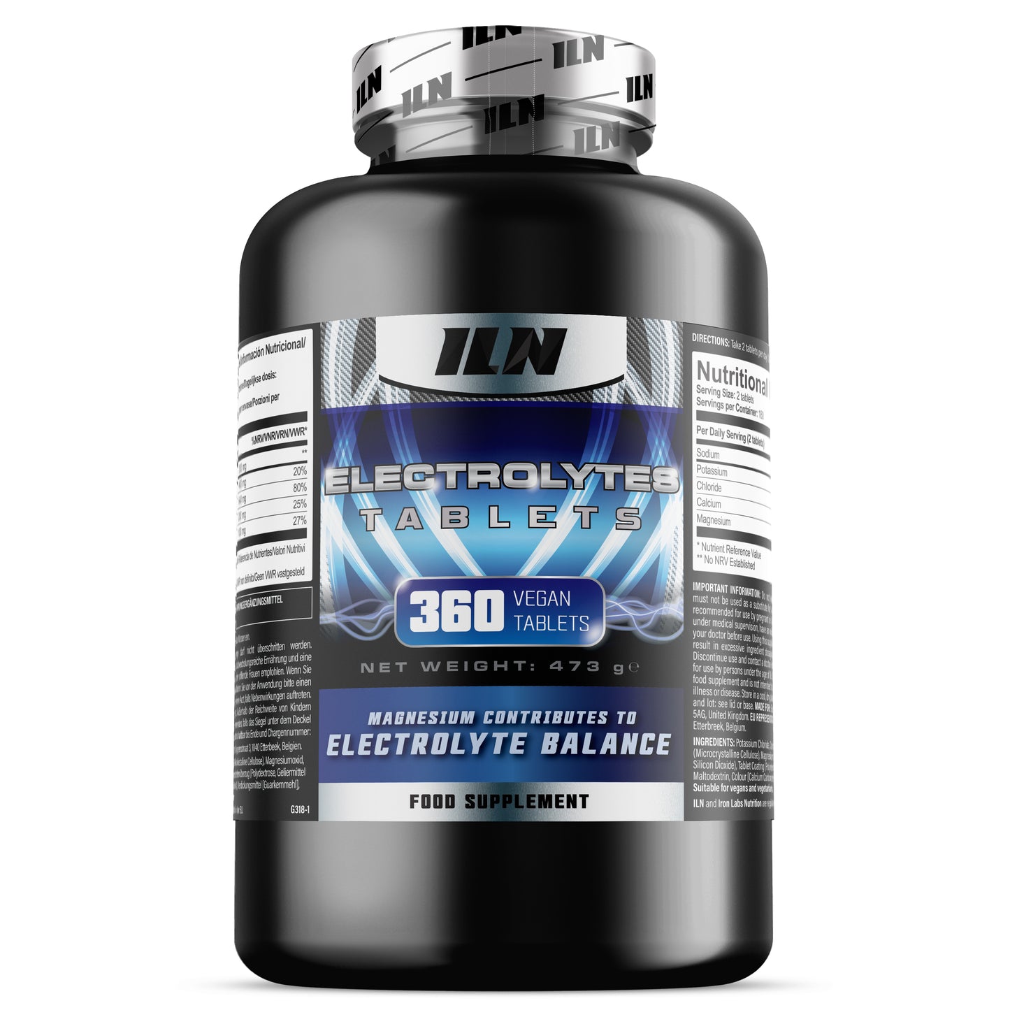 Electrolyte Hydration Tablets – 360 Count - Zero Sugar