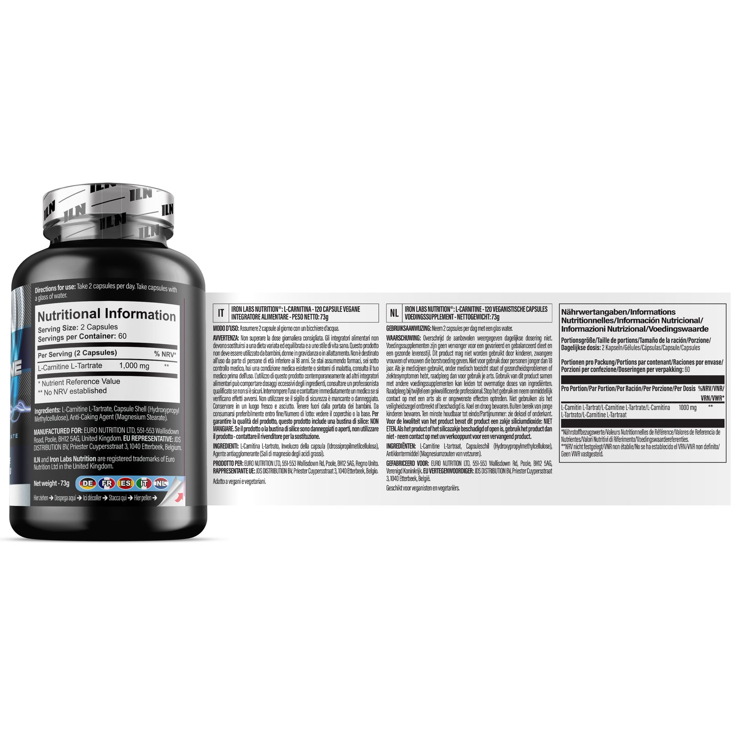 L Carnitine - 120 Capsules
