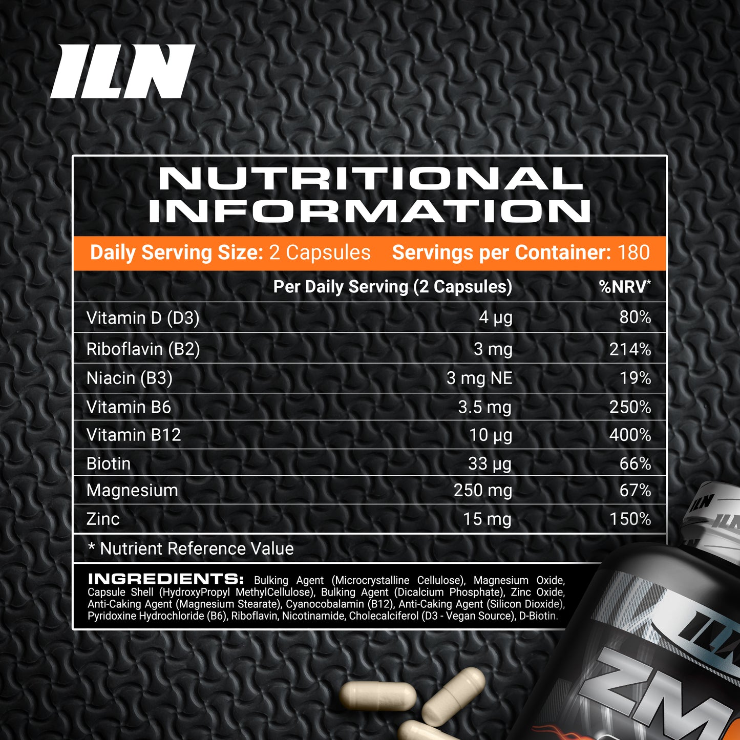 ZM6 - High-Strength Zinc & Magnesium – 360 Vegan Capsules