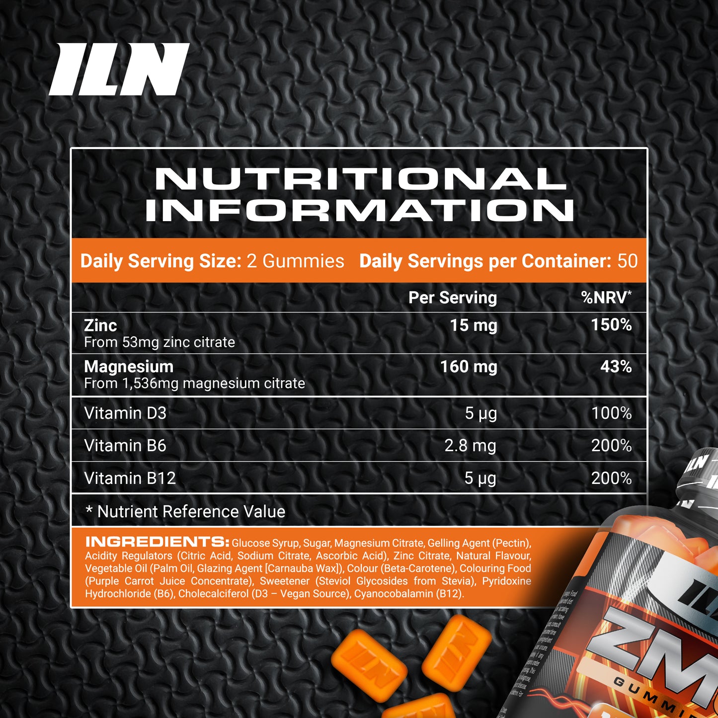 ZM6 - High Strength Zinc and Magnesium - 100 Vegan Gummies