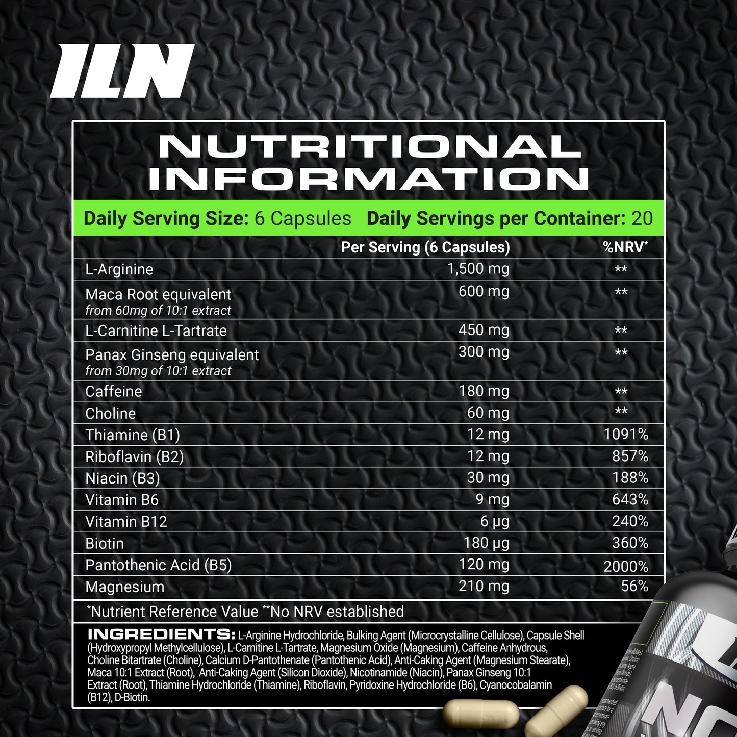 NO2 Xtreme – High Strength - 120 Vegetarian Capsules