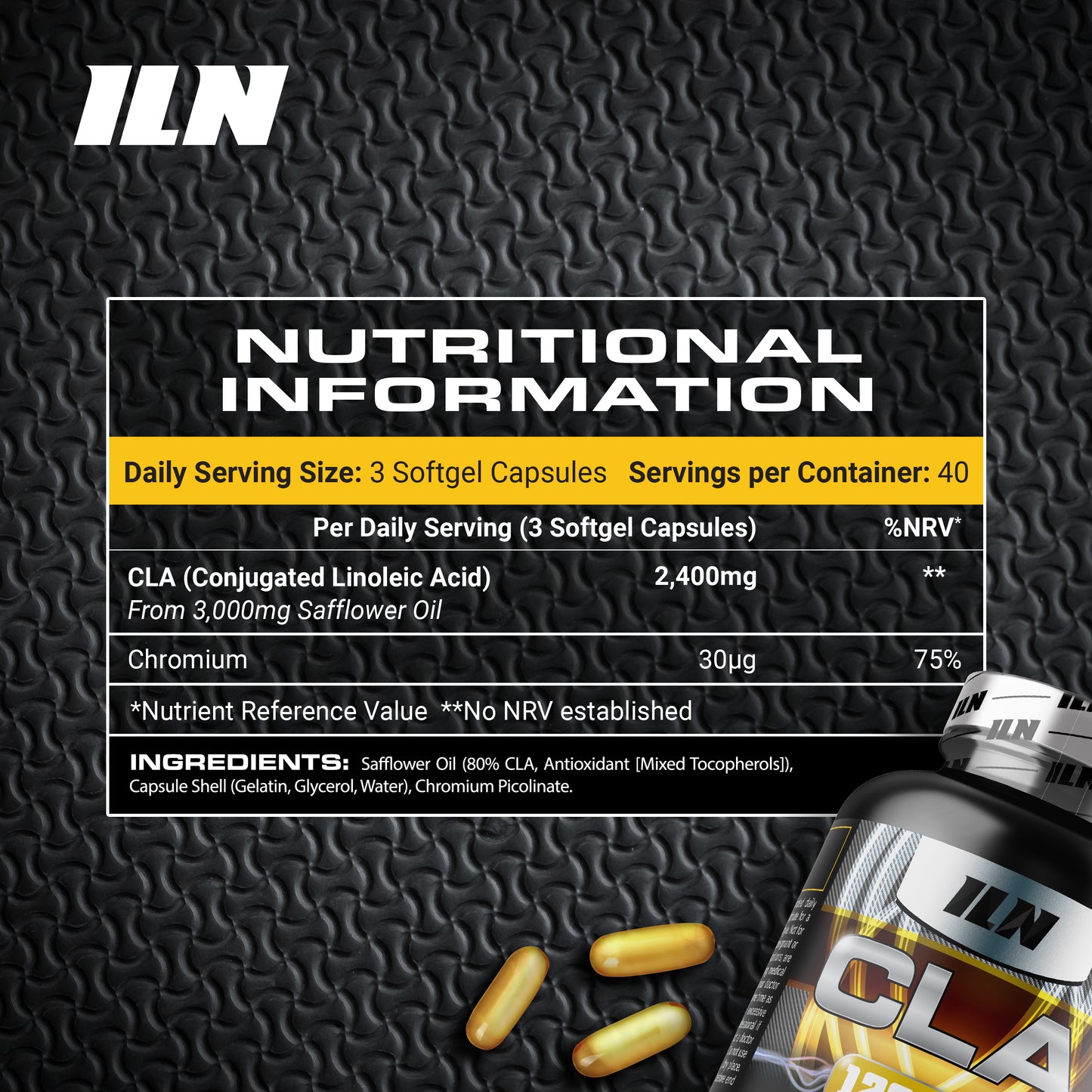 CLA Supplement High Strength - 120 Softgel Capsules