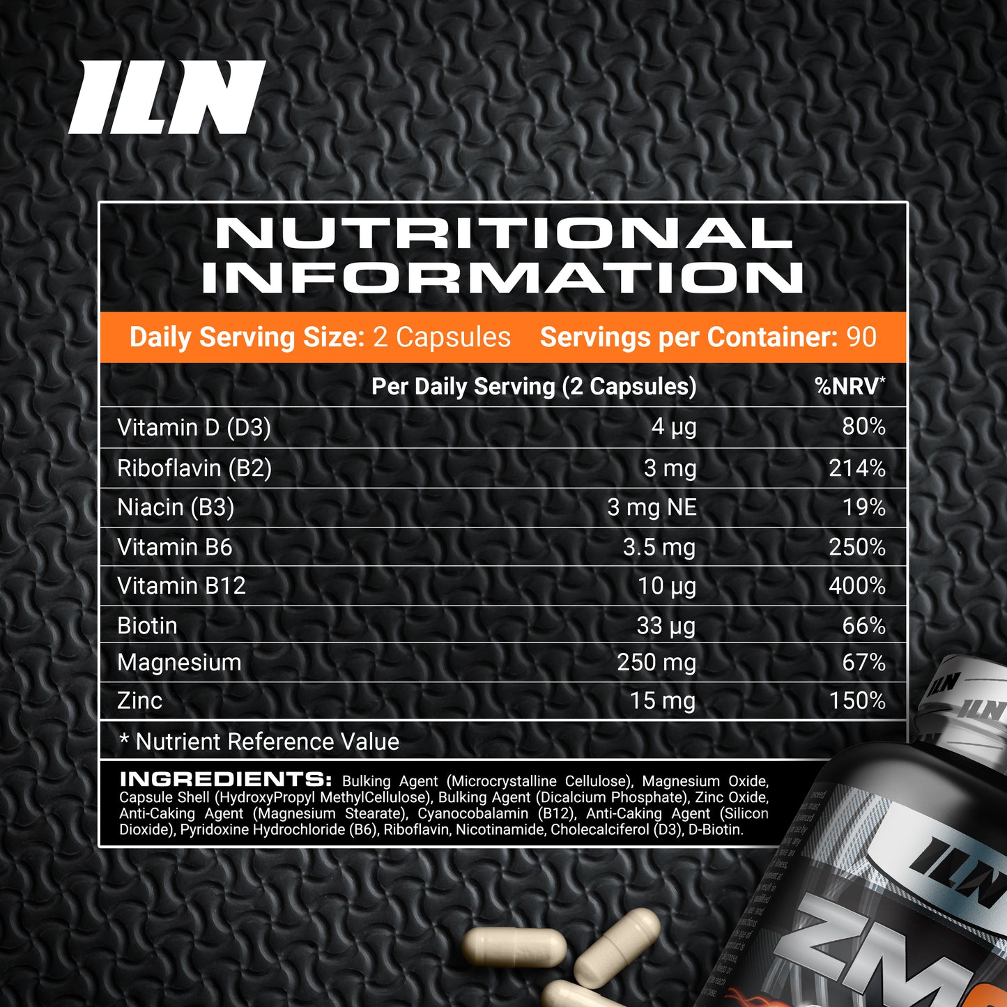 ZM6 - High Strength Zinc Magnesium -  (180 Vegan Capsules)