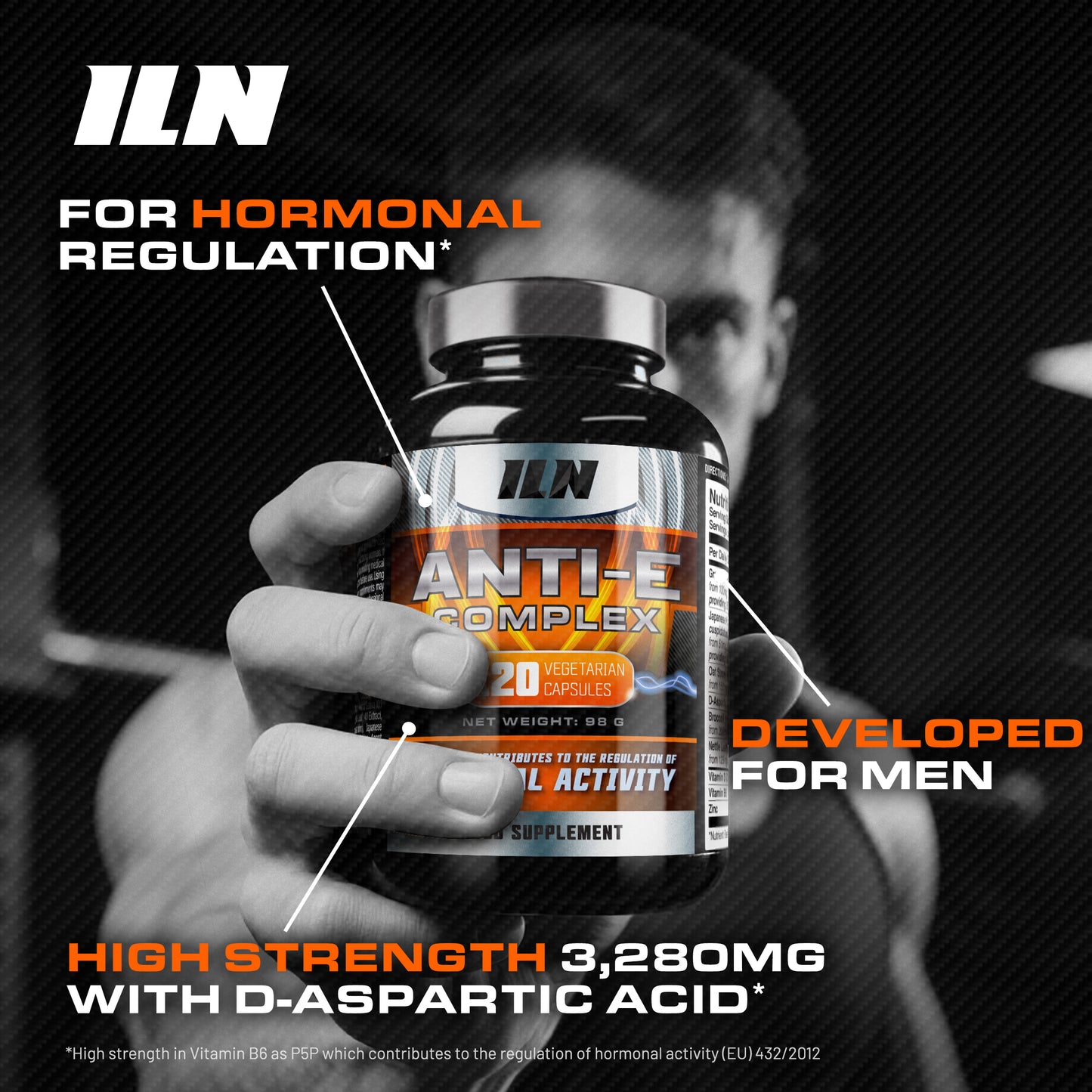 Anti-E Complex for Men - 120 Capsules