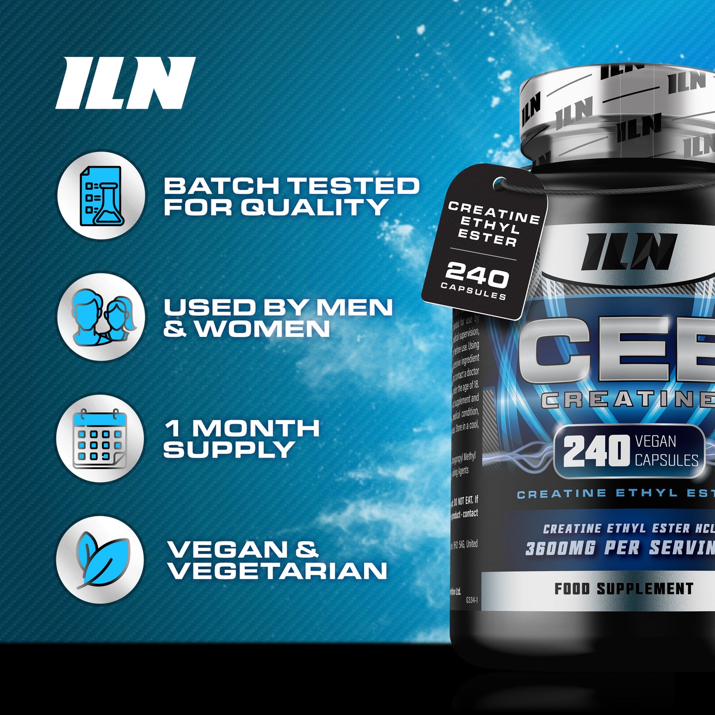 Creatine Ethyl Ester - 240 Capsules