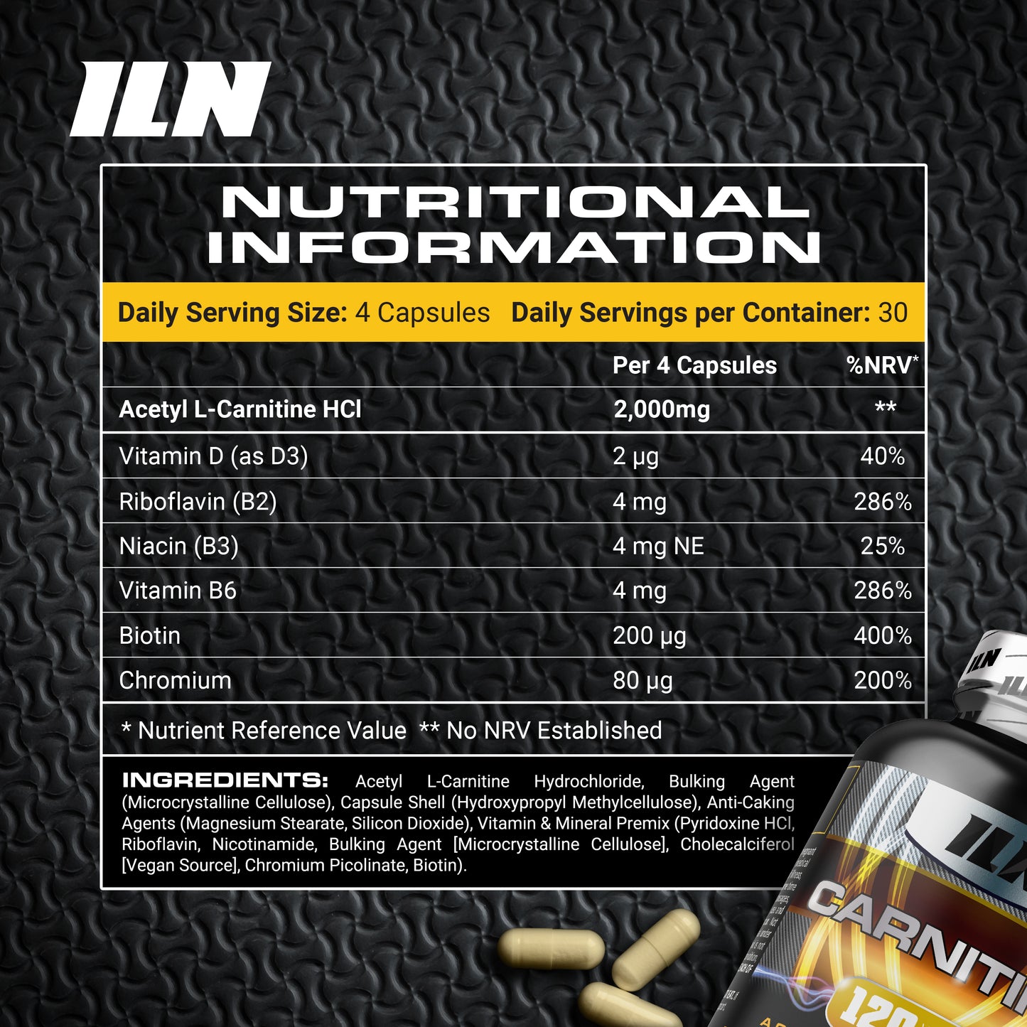 Carnitine (Acetyl-L-Carnitine)