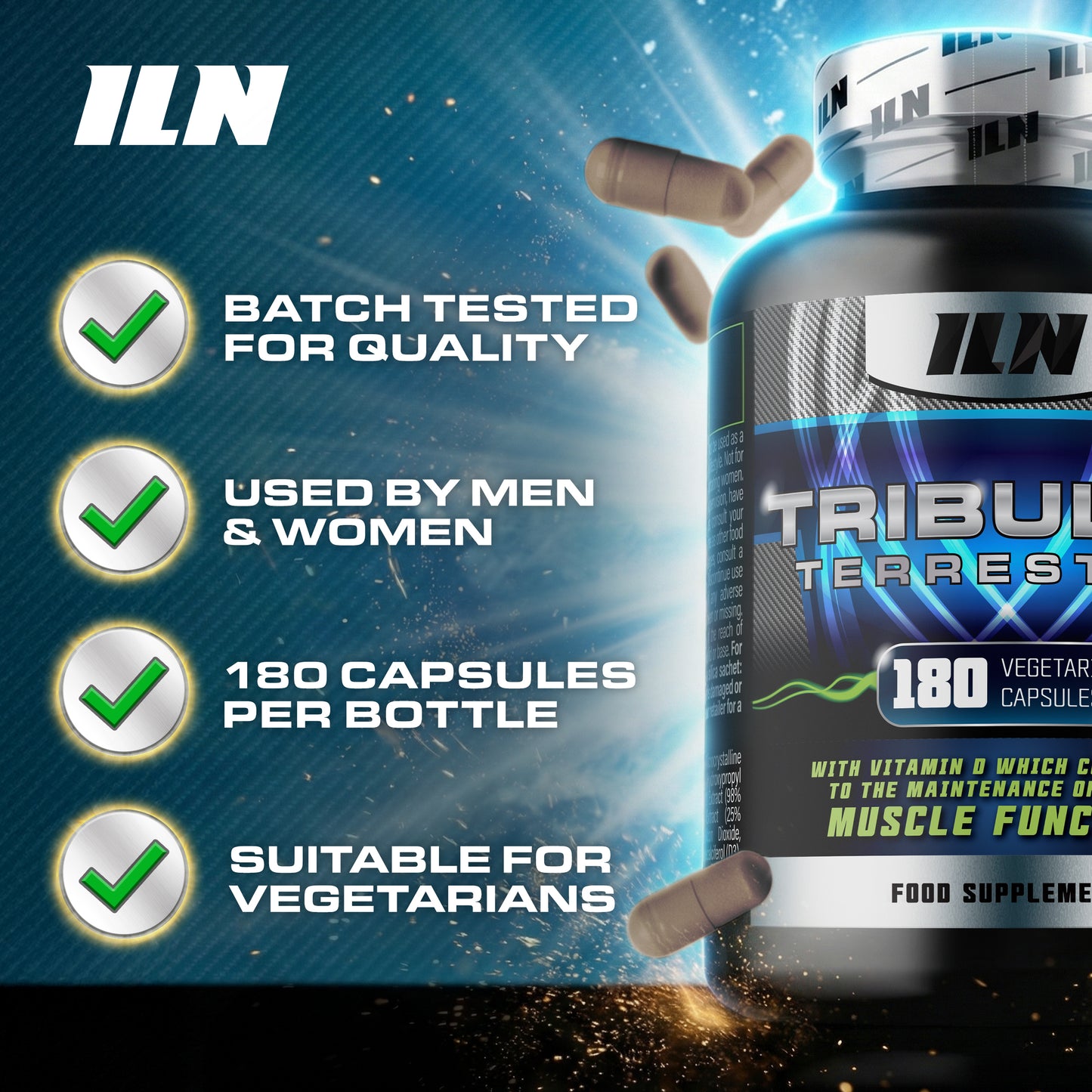 Tribulus Terrestris (180 Capsules)