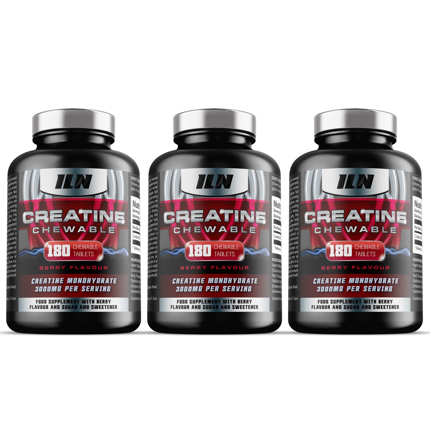 Creatine Chewable (Berry Flavour) (3 Pack)