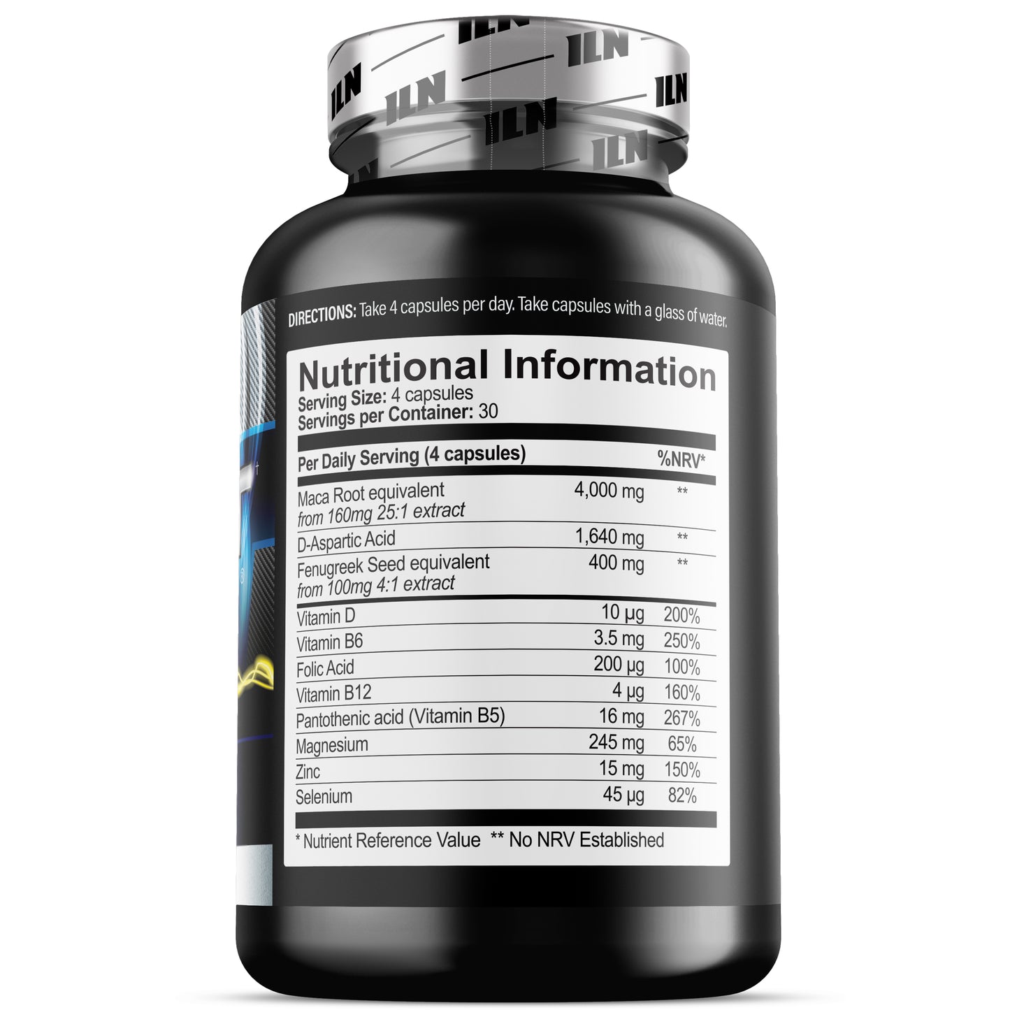 Test Xtreme Supplement for Men – High Strength - 120 Vegan Capsules