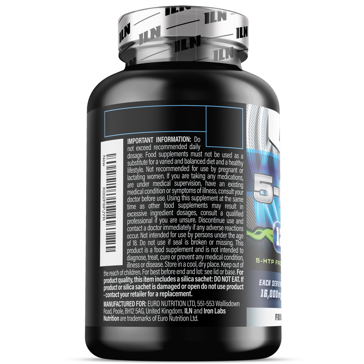 5-HTP Extra Strength - 200mg Active 5 HTP - 120 Capsules