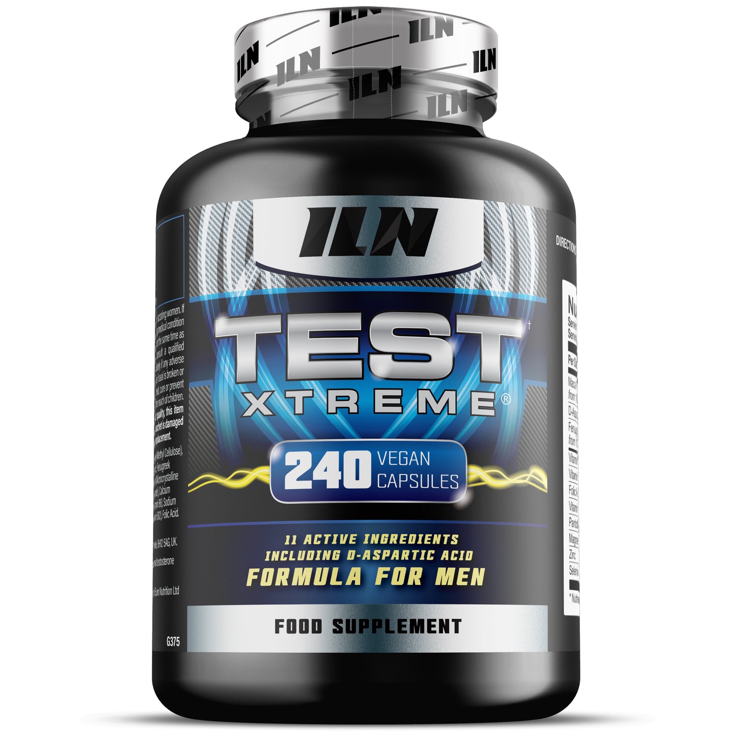 Test Xtreme Supplement for Men - 240 Vegan Capsules