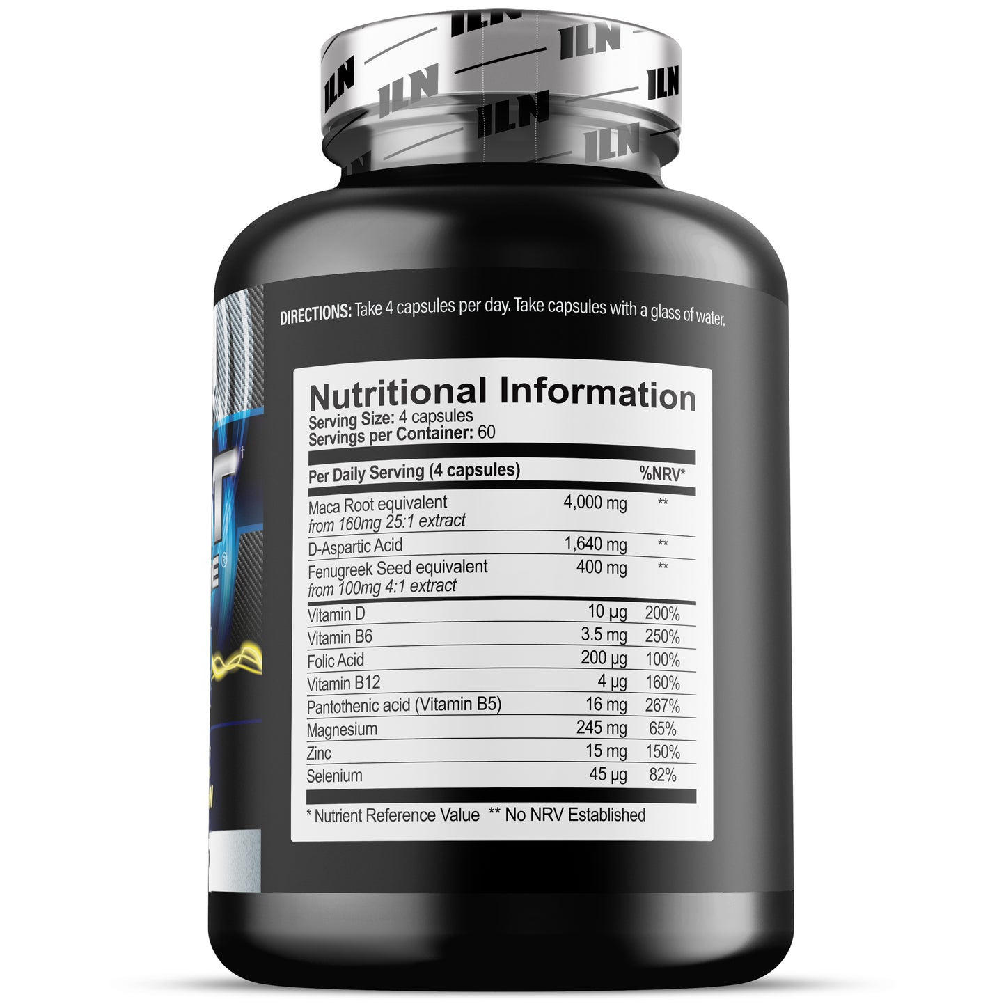 Test Xtreme Supplement for Men - 240 Vegan Capsules