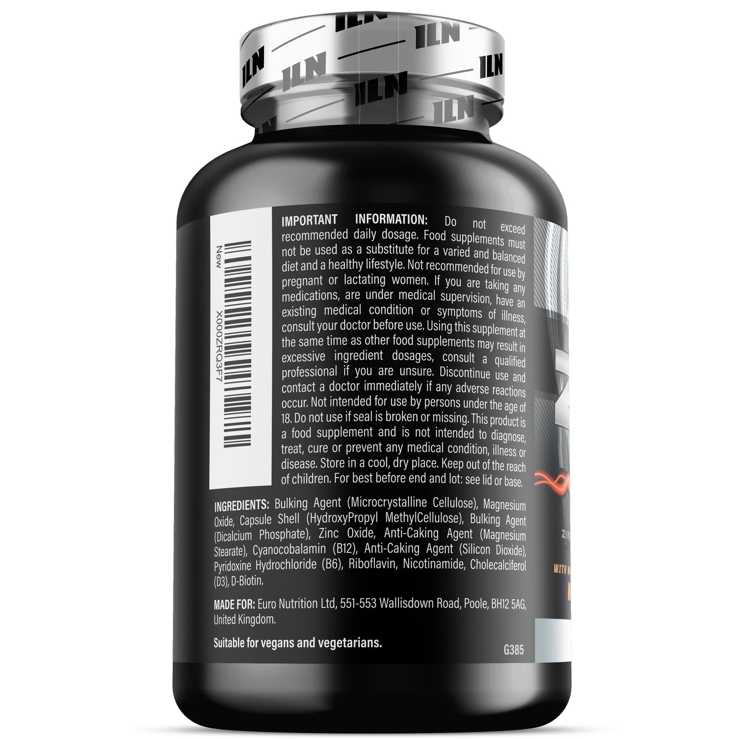 ZM6 - High Strength Zinc Magnesium -  (180 Vegan Capsules)