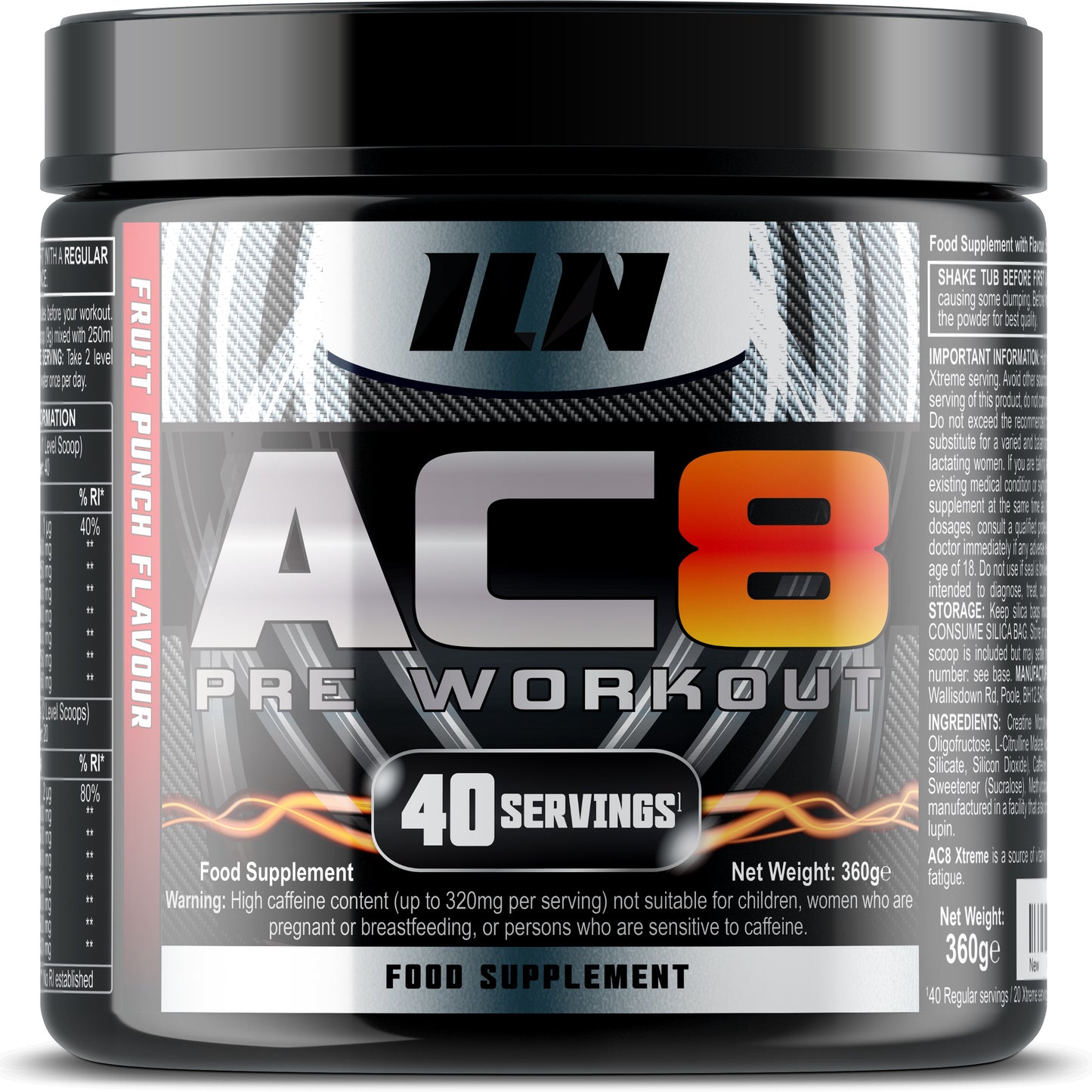 AC8 Pre Workout - Fruit Punch