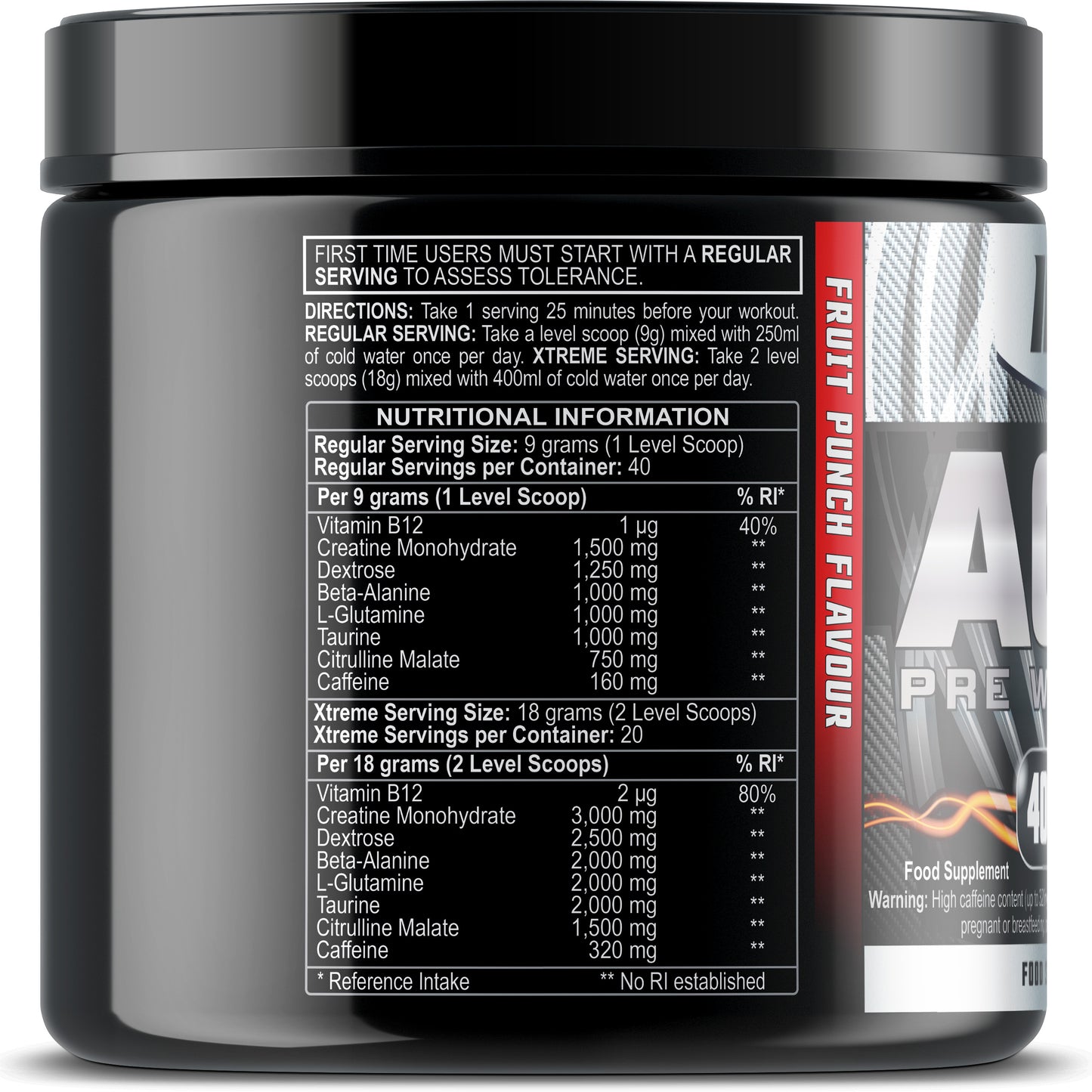 AC8 Pre Workout - Fruit Punch