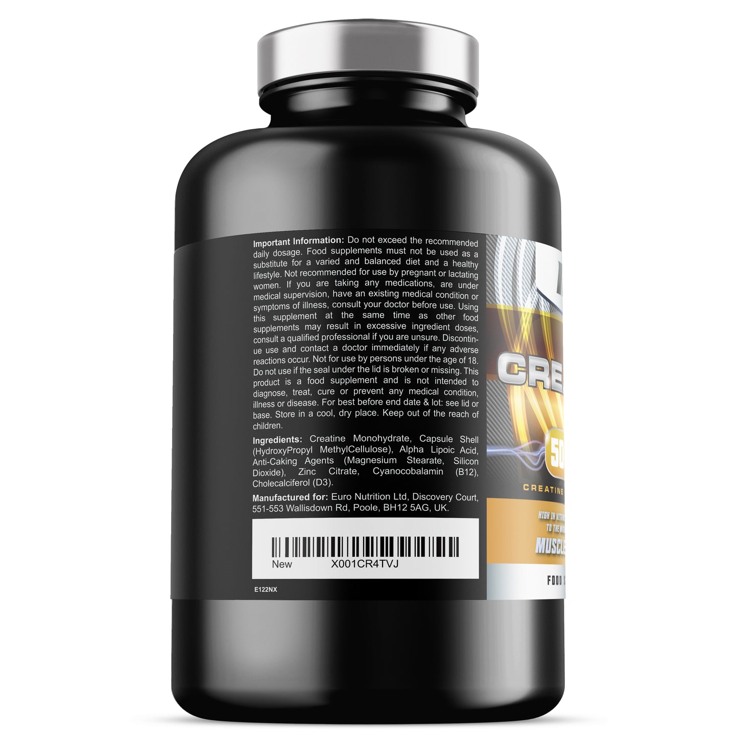 Creatine (500 Capsules)